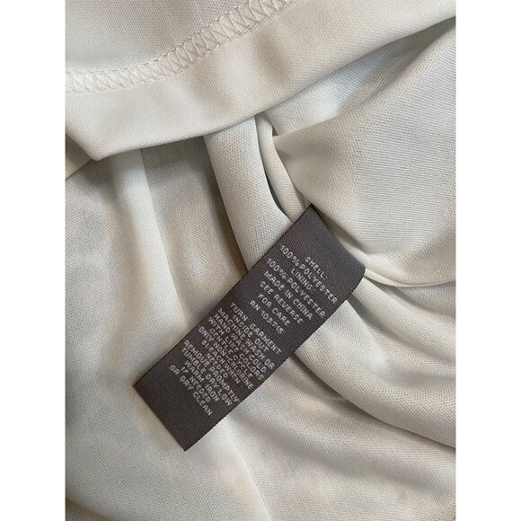 Sharagano NWT Leopard Print Mockneck Chiffon A-Line Dress Size 14 - Picture 8 of 9